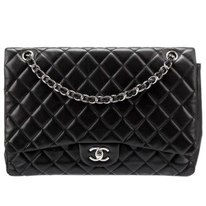 Chanel Lambskin Maxi Classic Single Flap Bag